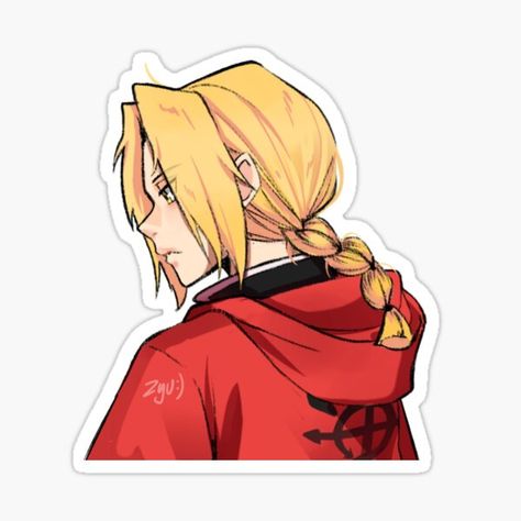 Millions of unique designs by independent artists. Find your thing. 100 Stickers, Stickers Anime, Manga Cartoon, Edward Elric, Poses References, Full Metal, Anime Stickers, Fullmetal Alchemist, Mario Bros