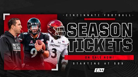 Sports Ticket Design, Football Roster, Coach Of The Year, Football Ticket, Sports Design Inspiration, Oregon Ducks Football, Ticket Design, University Of Cincinnati, Social Media Poster