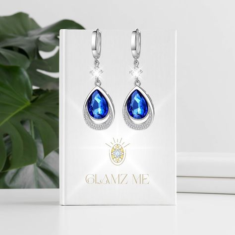 “Add a touch of elegance to your look with indigo earrings from Glamzme! Shine with elegance and beauty with this unique piece that will highlight your beauty with its wonderful glamour. Get it now from our website and give yourself a touch of luxury and style.💎 Glamzme.com Indigo Earrings, April 6, Get It Now, Get It, Unique Pieces, Highlights, Wonder, On Instagram, Beauty