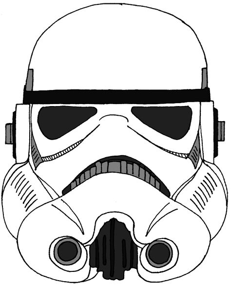 Storm Trooper Helmet, Helmet Drawing, Clone Trooper Helmet, Helmet Tattoo, Star Wars Helmet, Nerd Cave, Stormtrooper Helmet, Mask Drawing, Star Wars Trooper