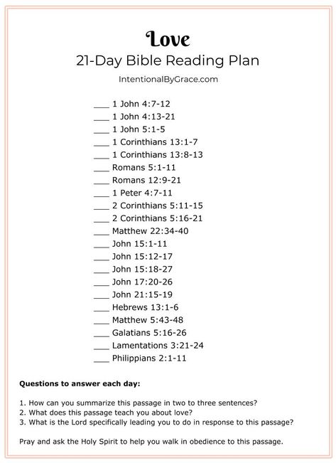 Are you experiencing God's love? Download this Free Topical Bible Reading Plan on Love. #biblestudy #biblereading #scripturewriting Topical Bible Reading Plan, Bible Plans, Scripture Writing Plans, Love Bible, Scripture Writing, Personal Bible Study, Bible Study Plans, Bible Study Methods, Bible Study Tips