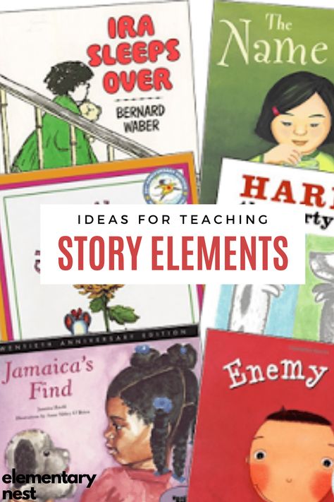 Second Grade Story Elements, Story Elements Mentor Text, Mentor Texts For Story Elements, Story Elements First Grade, Story Elements Kindergarten, Story Elements Anchor Chart, Teaching Story Elements, Story Elements Activities, Nonfiction Reading Activities