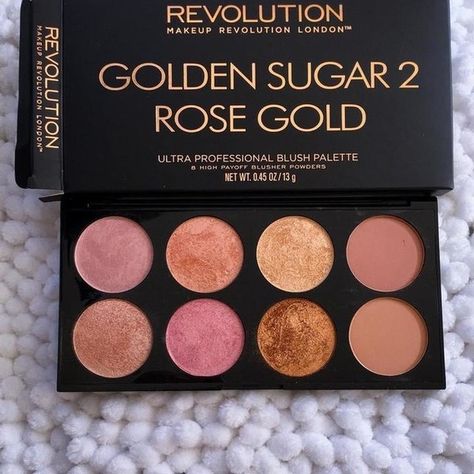 Golden Sugar 2 Rose Gold Ultra Professional Blush Palette (62 DKK) ❤ liked on Polyvore featuring beauty products, makeup and palette makeup Golden Rose Makeup, Rose Makeup, Sugar Rose, Colorful Nail, Palette Makeup, Blush Palette, Products Makeup, Golden Rose, Makeup Designs