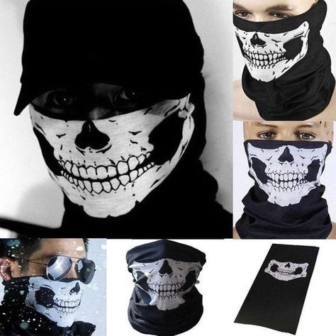 Bandana Bike, Motorbike Cover, Skeleton Face Mask, Biker Mask, Skull Bandana, Skeleton Ghost, Ghost Skull, Skull Face Mask, Womens Cosplay