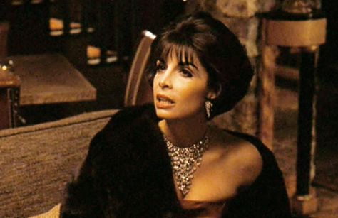 Talia Shire as Connie Corleone Rizzi (sibling of Francis Ford Coppola) Mob Wife Makeup, The Godfather Part Iii, Italian Wife, Talia Shire, Italian Glam, Godfather Movie, The Godfather Part Ii, Wife Style, Mob Wives