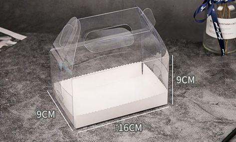 Clear Gable Box Ideas, Clear Box Packaging, Cake Boxes Packaging, Bakery Box, Packaging Display, Wholesale Packaging, Dessert Boxes, Cake Packaging, Gable Boxes