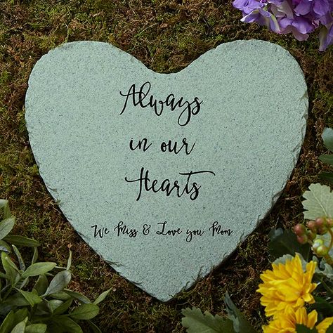 Personalized Memorial Garden Stone - Expressions 21 Background, Personalized Garden Stones, Heart Garden, Memorial Garden Stones, Personalized Memorial Gifts, Express Love, Garden Quotes, Memorial Stones, Losing A Loved One