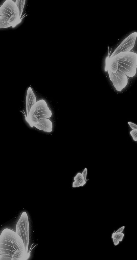 Dark Chat Background, Cute Wallpapers Butterflies, Black Ipad Aesthetic, Black Astetic Background, Black Butterflies Aesthetic, Fake Wallpaper, Monochrome Wallpaper, Galaxy Theme, Cute Backgrounds For Phones