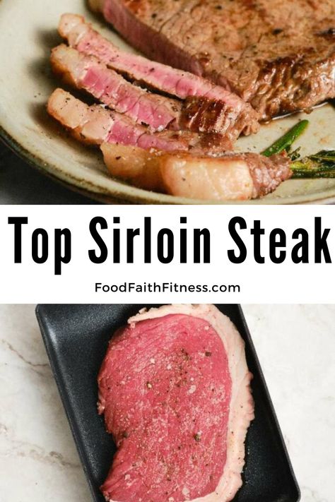 Learn how to cook top sirloin steak in the oven. It comes out with a beautiful sear and a melt-in-your mouth texture that is delicious and tender. Sirloin Steak In The Oven, Baked Sirloin Steak, Sirloin Steak Recipes Oven, Top Sirloin Steak Recipe, Steak In The Oven, Cuts Of Steak, Sirloin Steak Recipes, Fast Healthy Dinner, Grilled Vegetable Salads