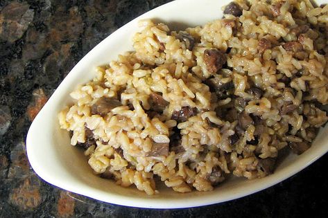 Brown Basmati Rice Recipes, Mexican Dirty Rice Recipe, Chicken Livers And Gizzards, Dirty Rice Recipe With Sausage, Dirty Rice With Sausage, Brown Rice Recipes Easy, Dirty Rice Recipe Easy, Cajun Dirty Rice Recipe, Basmati Rice Pilaf