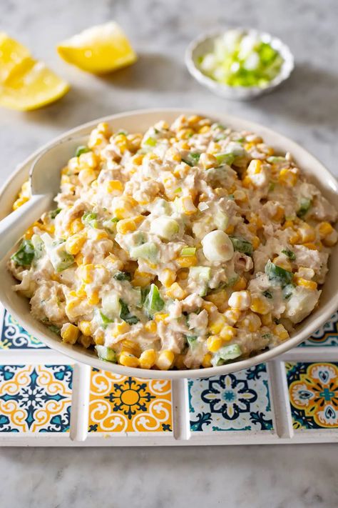 Corn Tuna Salad, Corn Mayo Salad, Tuna Salad With Corn, Tuna And Corn Salad, Matthew Mcconaughey Tuna Salad, Elote Tuna Salad, Tuna And Corn Recipes, Mathew Mcconaughy Tuna Salad, Tuna Corn Salad