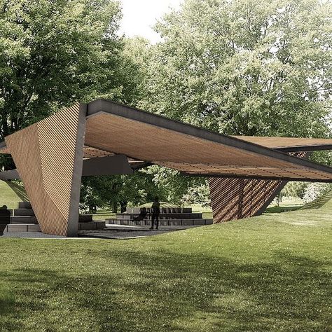 Cool Pavilion Design, Gazebo Architecture, Modern Pavilion Design, Pavilion Design Architecture, Pavilions Architecture, Pavilion Design Ideas, Gazebo Design, Pavilion Architecture, New Wallpapers