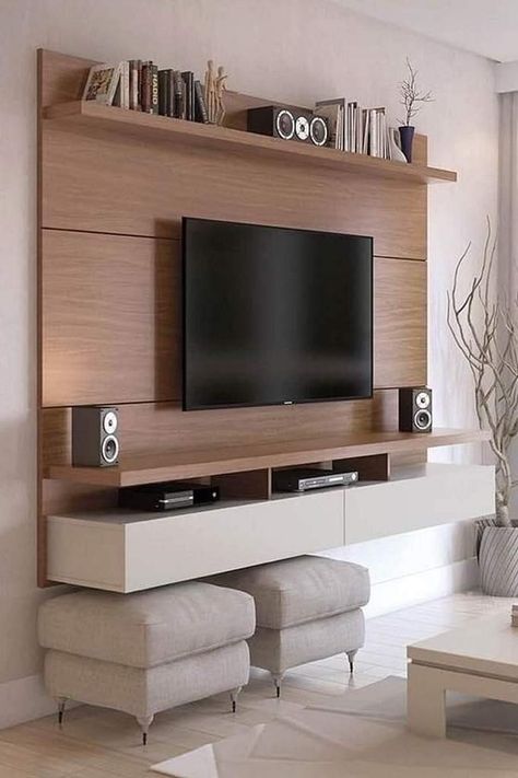 Modern Tv Room, Modern Tv Unit Designs, Tv Unit Design Modern, Tv Unit Decor, Tv Unit Furniture Design, Modern Tv Wall Units, Tv Unit Interior Design, Tv Unit Furniture, Tv Cabinet Design