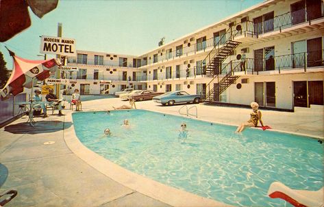 Swimming Pool Art, Googie Architecture, Pool Art, Vintage Hotels, Mid Century Christmas, Hotel Motel, Mid Century Art, Booking Hotel, Vintage Beach