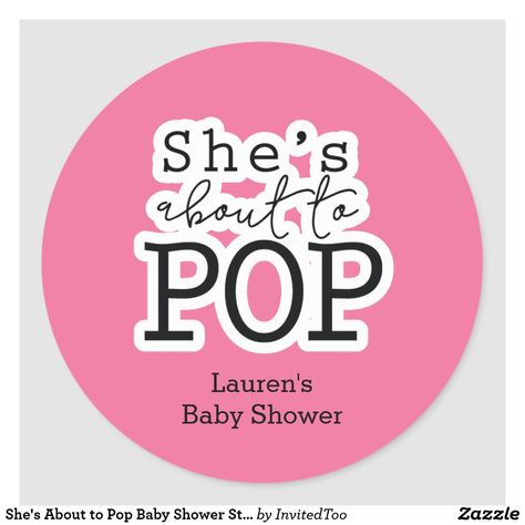 She's About to Pop Baby Shower Sticker She's About To Pop, Popcorn Baby Shower Favors, Popcorn Party Favors, Popcorn Labels, Baby Shower Popcorn, Baby Party Favors, Shower Quotes, Baby Shower Gifts For Guests, About To Pop