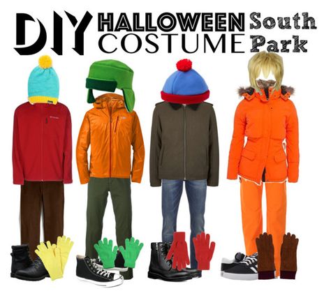 South Park Group Costume, Squad Costume Ideas, Halloween Costumes South Park, Kenny South Park Costume, Eric Cartman Costume, Cartman Halloween Costume, Southpark Costume, South Park Clothes, Kenny Costume