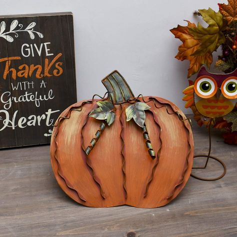 Pumpkin Family, Fall Pumpkin Decor, Pumpkin Garden, Pumpkin Harvest, Metal Pumpkins, Harvest Thanksgiving, Halloween Outdoor, Pumpkin Fall Decor, Fall Outdoor Decor