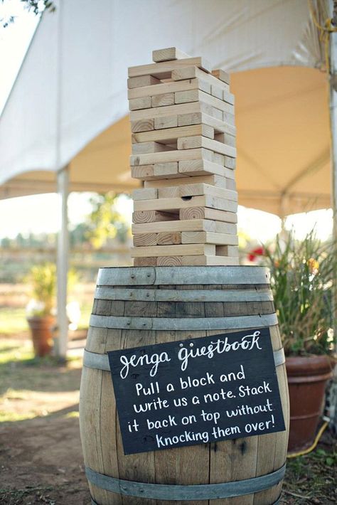 30 Rustic Barbecue BBQ Wedding Ideas ❤ Borrow the beautiful ideas to create a casually gorgeous rustic barbecue BBQ wedding event. We’ve rounded up the most popular barbecue ideas for you. #wedding #bride #rusticbarbecuebbqwedding #rusticwedding Diy Wedding Guest Book, Small Backyard Wedding, Diy Wedding Reception, Wedding Backyard Reception, Bbq Wedding, Wedding Games, Backyard Bbq, Wedding Planners, Budget Wedding