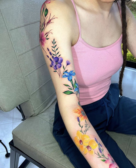 Porcelain Tattoo, Watercolor Flower Tattoo, Brain Tattoo, Pink Rose Tattoos, Flower Tattoo Ideas, Flower Tattoo Drawings, Tattoos For Women Flowers, Small Flower Tattoos, Flower Tattoo Shoulder