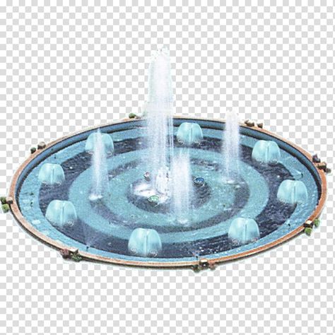 Fountain Top View, Landscaping With Fountains, Park Fountain, Buildings Artwork, Water Fountain Design, Fountain Garden, Interior Floor Plan, Tree Plan, Fountain Design