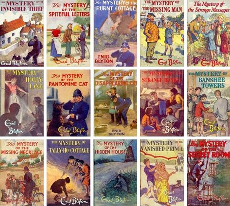 Putting the Five Find-Outers books in order, part 3 – World of Blyton Enid Blyton Books, Hidden House, Bike Horn, Invisible Ink, Enid Blyton, Feeling Excited, Best Mysteries, Childhood Books, Least Favorite