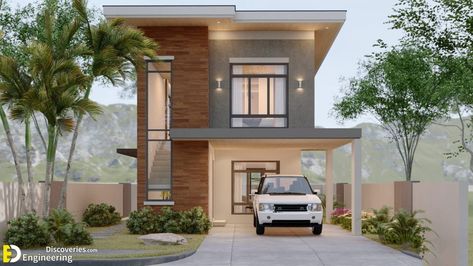 120 Sqm House Design, House Design With Plan, House Design 2 Storey, Beach Style House, Modern Bungalow House Design, Victorian Style House, Two Story House Design, Crazy Houses, House Design Trends