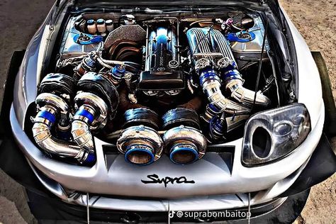 Turbo Engine Wallpaper, Modded Cars, Ford Festiva, Jdm Engines, Tacoma Truck, Toyota Supra Mk4, New Luxury Cars, Turbo Car, Top Luxury Cars