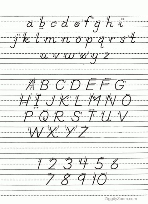 Alphabet Tracing Worksheet D'Nealian Good Handwriting Alphabet Writing Practice, Writing Abc Handwriting Practice, Neat Handwriting Alphabet Template, Nelson Handwriting Alphabet, Write Alphabet Worksheet, Dnealian Handwriting, Nelson Handwriting Worksheets, Nelson Handwriting, D’nealian Handwriting Practice