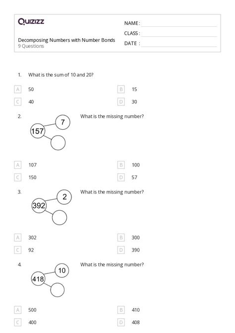 50+ Composing and Decomposing Numbers worksheets for 2nd Grade on Quizizz | Free & Printable Word Problems 2nd Grade, Worksheet For 2nd Grade, Materi Matematika, Composing Numbers, Worksheets For 2nd Grade, Composing And Decomposing Numbers, Number Worksheet, Decomposing Numbers, Numbers Worksheet