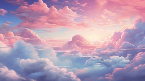 Pink Aesthetic Desktop Wallpaper, Pink Aesthetic Desktop, Wallpaper Outdoors, Cloudy Sky Wallpaper, Computer Wallpaper Desktop Wallpapers Aesthetic, Wallpaper Aesthetic Desktop, Sky Wallpaper, Aesthetic Sunset, Cloudy Sky