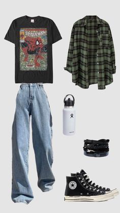 Thanks Giving Outfit, Ftm Outfits, 90s Outfit Ideas, Thrift Inspiration, Edgy Summer Outfits, Edgy Summer, 80s Inspired Outfits, Outfit Ideas Men, Outfit Dark