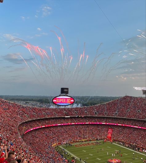 #nfl #chiefs #football #arrowhead Chiefs Aesthetic, Cheifs Football, Travel Missouri, Go Chiefs, Nfl Chiefs, Chiefs Kingdom, Arrowhead Stadium, Nfl Stadiums, Adventure Ideas