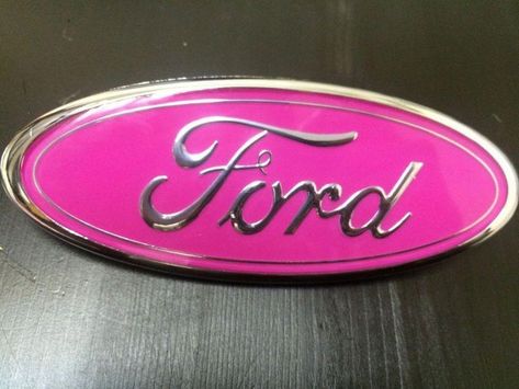 Pink Truck Accessories, Ford Explorer Accessories, Ford Emblem, Truck Accessories Ford, Dodge Diesel Trucks, Ford Escape Xlt, Diesel Trucks Ford, Dodge Diesel, Trucks Lifted Diesel