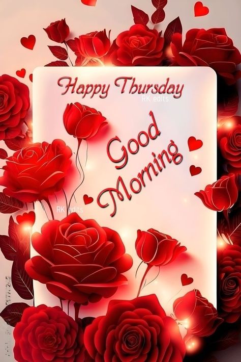 Happy Thursday Pictures, Thursday Love, Thursday Pictures, Gd Mrng, Good Morning Happy Thursday, Good Morning Thursday, Good Morning Greeting Cards, Flowers Quotes, Friends Images