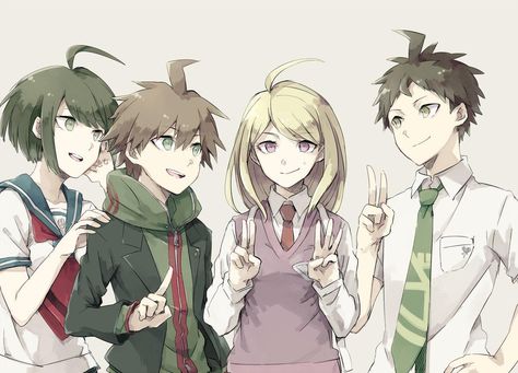 Say hi to the new MC | Danganronpa | Know Your Meme Danganronpa Protagonists, Komaru Naegi, Kaede Akamatsu, Hajime Hinata, Pink Blood, Makoto Naegi, Danganronpa Game, Danganronpa Memes, Trigger Happy Havoc