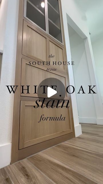 25K views · 1.2K likes | South House on Instagram: "The MOST requested question… the white oak stain formula!  This question is asked so often because if you’ve ever played with white oak stains, you KNOW it’s difficult to mimic natural white oak.  After creating 9 different formulations, this is the one used in South House! ✨  Sherwin Williams, PPG, or any other paint store can match this. Stay tuned on how to apply this formula 🤓  Have you tried to white wash wood before? If so, tell me your tips!  #whiteoak #whiteoakcabinets #cabinets #fyp #homedesignideas #kitchenremodel #kitcheninspiration" Sherwin Williams Stain Colors, Kitchen Cabinet Stain Colors, White Oak Stain, Oak Stains, Cabinet Stain Colors, Stained Wood Cabinets, White Oak Kitchen Cabinets, Sherwin Williams Stain, White Wash Stain