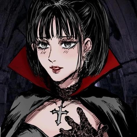 Mikasa Goth Icon, Gothkasa Icon, Goth Mikasa Pfp, Goth Mikasa Icon, Goth Mikasa Fanart, Gothic Mikasa, Mikasa Pfp, Goth Mikasa, Scene Pfp