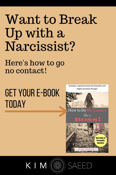 Breaking up and going no contact with a narcissist is tough. This book by Kim Saeed can help you break free from your toxic relationship for good. #breakingup #nocontact #narcissist No Contact, Exit Strategy, Strength Of A Woman, Break Free, Like A Boss, Inner Strength, Toxic Relationships, Better Life, E-book