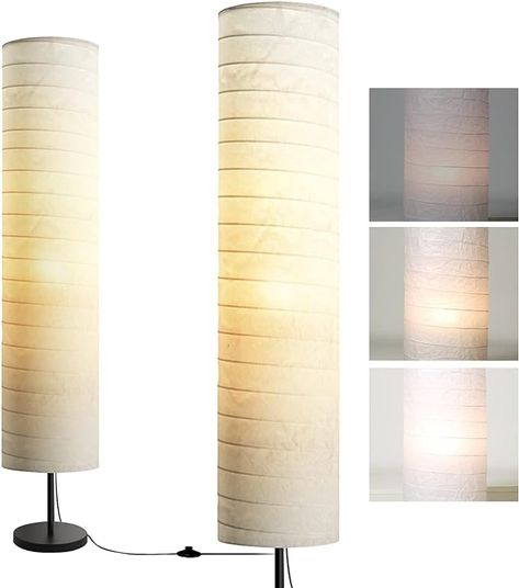 Floor Lamp Tall Lamps for Living Room, 3 Levels Brightness Paper Floor Lamp, Modern Lamp with White Fabric Shade, 116cm Floor Lamps Modern for Bedroom and Office Reading Lighting (White) : Amazon.co.uk: Lighting Tall Lamps For Living Room, Floor Lamp Tall, Cardboard Lamp, Corner Lighting, Lamp Tall, Floor Lamps Modern, Kitchen Corridor, Modern Standing Lamps, Dimmable Floor Lamp