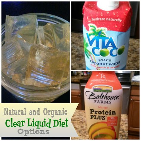 Natural and Organic Clear Liquid Diet Colonoscopy Test Options Liquid Diet Recipes, Clear Liquid Diet, Low Cholesterol Diet, Bariatric Diet, Bariatric Eating, Clear Liquids, Liquid Diet, Organic Protein, Cholesterol Diet