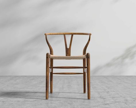 Outdoor Wishbone Chair - Walnut Teak Walnut Dining Chair, Rove Concepts, Chair Options, California Living, House Color Schemes, Outdoor Chair, Kitchen Stools, Walnut Stain, Mid Century Modern Furniture