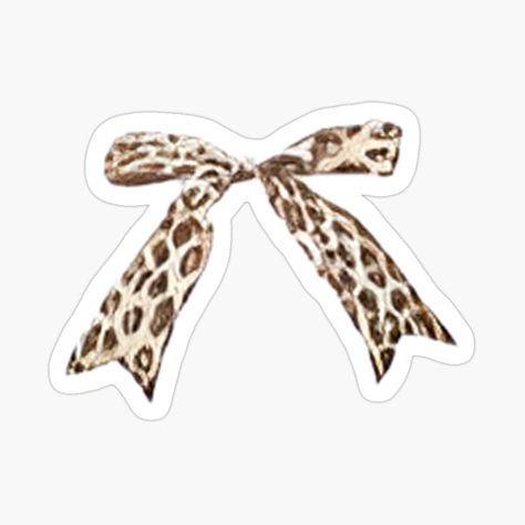 Get my art printed on awesome products. Support me at Redbubble #RBandME: https://www.redbubble.com/i/sticker/coquette-cheetah-leopard-bow-by-Starlthes/165939733.EJUG5?asc=u Bow Sticker, Print Stickers, Leopard Print, My Art, Awesome Products, Art Prints, For Sale, Art