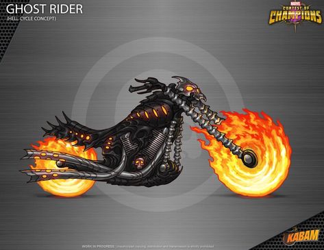 ArtStation - Ghost Rider Motorcycle, Ricardo de la Puente Ghost Rider Bike, Ghost Rider Motorcycle, Rider Bike, Motorcycle Art, Ghost Rider, The Ghost, Marvel Art, Super Cars, Marvel Dc