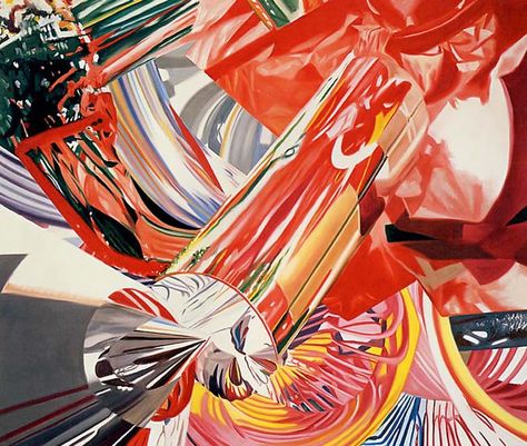 james rosenquist Rosenquist Paintings, James Rosenquist, Pop Art Artists, Claes Oldenburg, Pop Art Movement, Roy Lichtenstein, Jasper Johns, Oldenburg, E Mc2