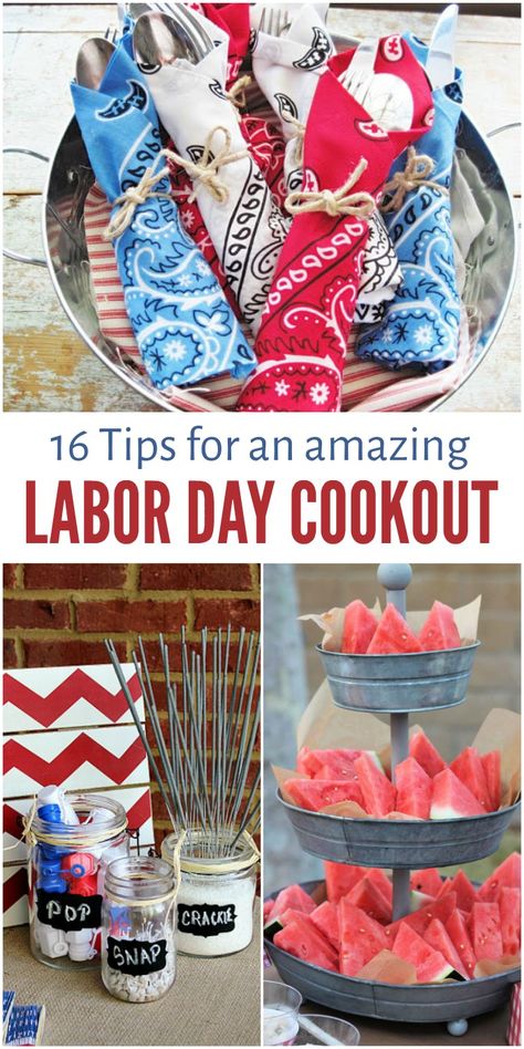 Nothing is more fun than a well-planned outdoor party. Summer ends in September, and for us at least, Labor Day seems to signal the end of summer fun. Why not go out with a bang by hosting an amazing outdoor party? Here are 16 Labor Day cookout ideas to help you host the best bbq ever. Labor Day Wedding Ideas, Labor Day Birthday Party Kids, Labor Day Bbq Food, Labor Day Pool Party Ideas, Labor Day Party Ideas Decorations, Labor Day Party Ideas Food, Labor Day Cookout Ideas, End Of Summer Party Ideas, End Of Summer Bbq