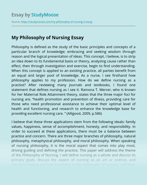 My Philosophy of Nursing Free Essay Example Nursing Philosophy, Analytical Essay, Old Boy Names, Types Of Essay, Study Project, Best Essay Writing Service, My Hobbies, Short Essay, Persuasive Essays