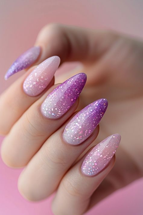 Glitter Nail Designs, Galaxy Nails, Shine Nails, Coffin Shape Nails, Sparkle Nails, Glam Nails, Nail Designs Glitter, Glitter Nail, Glitter Nail Art