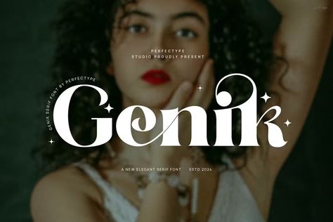 Genik Elegant Serif Font Typeface, Serif ft. serif & elegant - Envato Elements Font Creator, Classy Fonts, Feminine Fonts, Free Commercial Fonts, Classic Branding, Minimalist Font, Elegant Serif Fonts, Luxury Font, Logo Idea