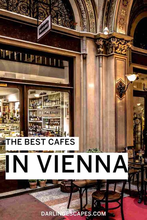 Looking for the best cafes in Vienna? Check out our list of the city's most famous cafes, perfect for coffee lovers. |Vienna cafes |cafes in Vienna |cafes in Wein Vienna Cafe Aesthetic, Cafes In Vienna, Vienna Shopping, Vienna Guide, Vienna Restaurant, Vienna Trip, Vienna Cafe, Vienna Christmas, School Cafe