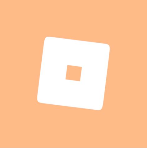 Roblox Icon Aesthetic Logo, Orange Roblox Icon, Orange Roblox Logo, Orange Art Aesthetic, Orange App Icons Aesthetic, Roblox App Icon, Sunset App, Roblox Icon, Peach App